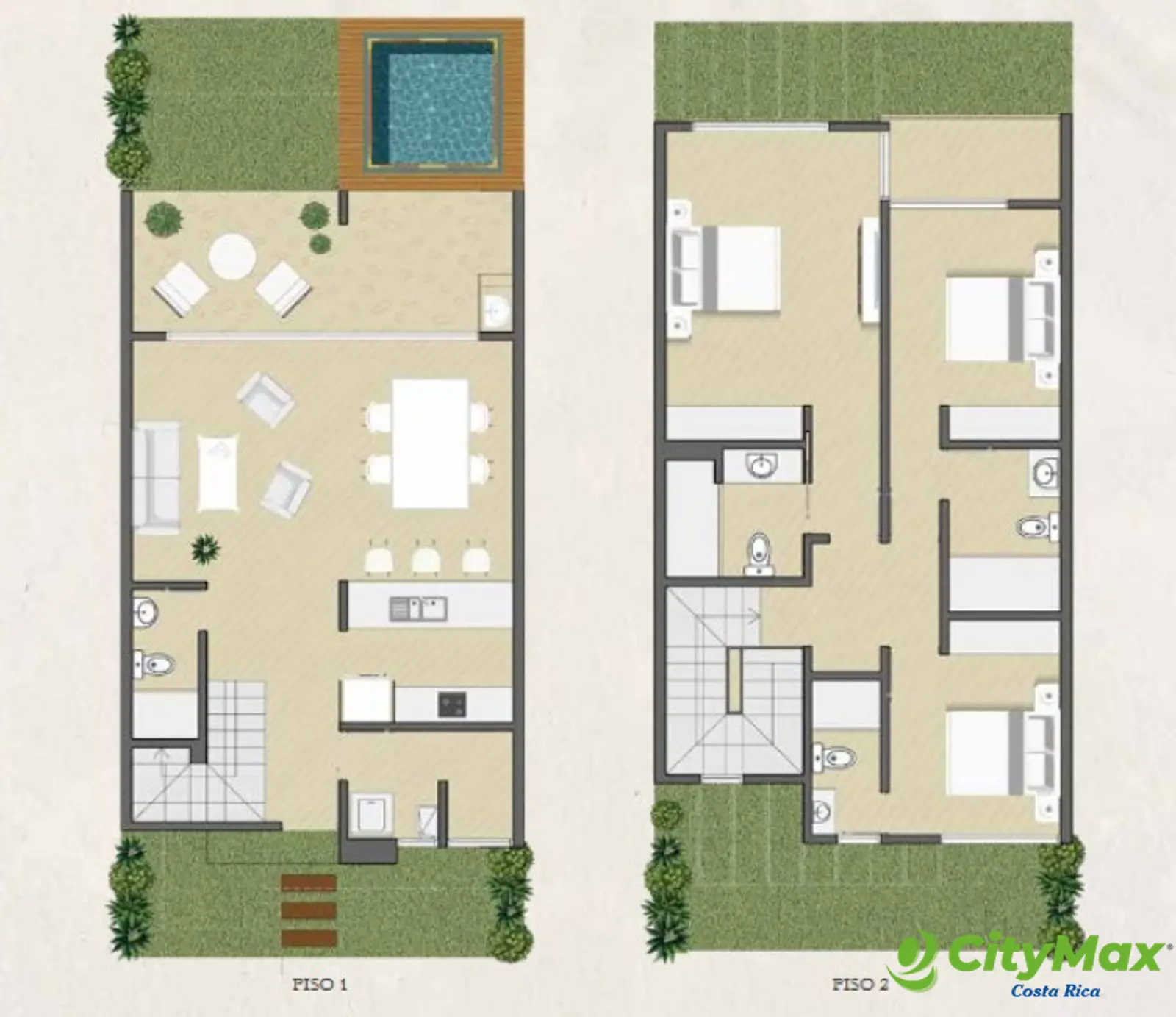 Town House Venta Piscina y vista lago en Playa Hermosa - foto 6